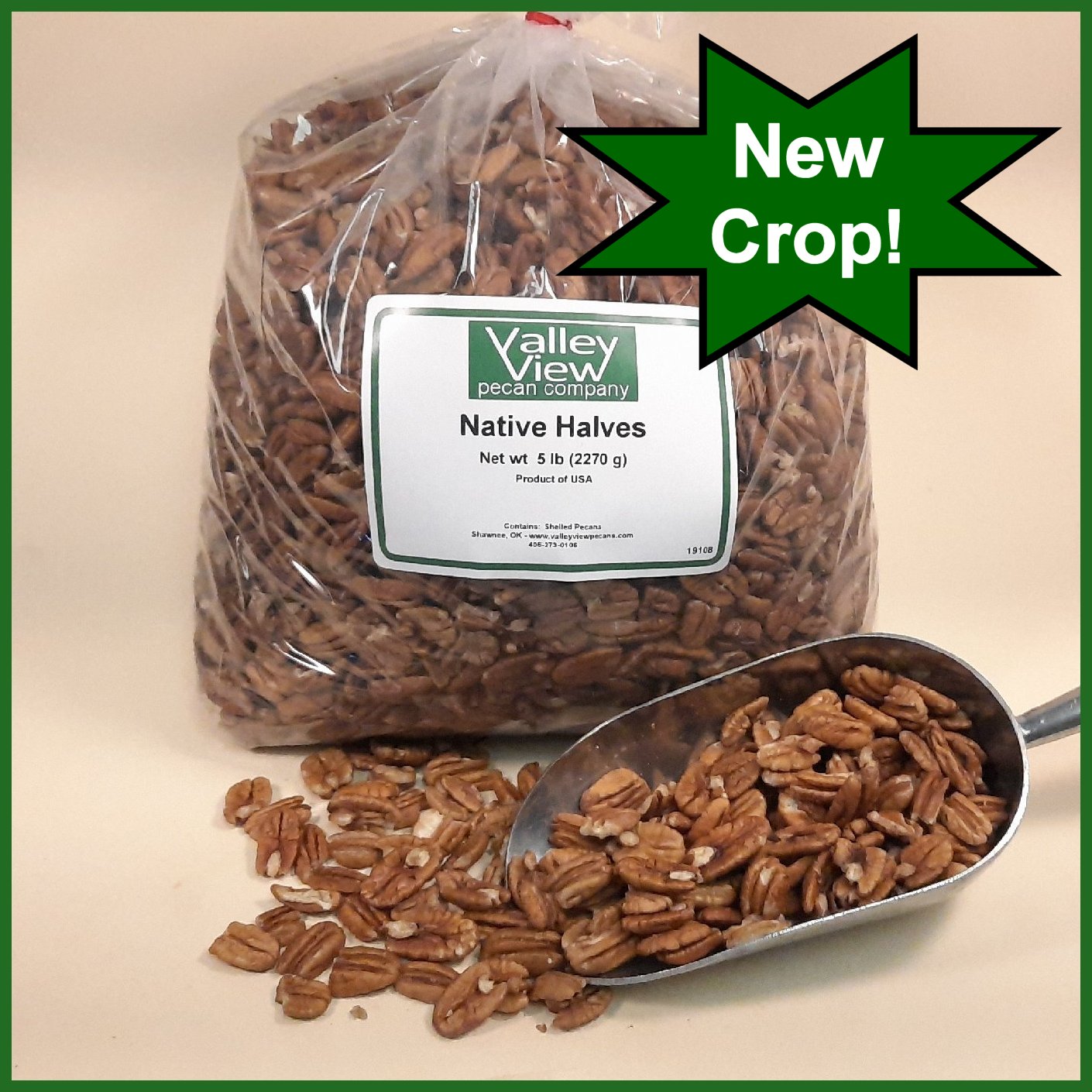 *2025 Crop* 5lb Native Pecan Halves