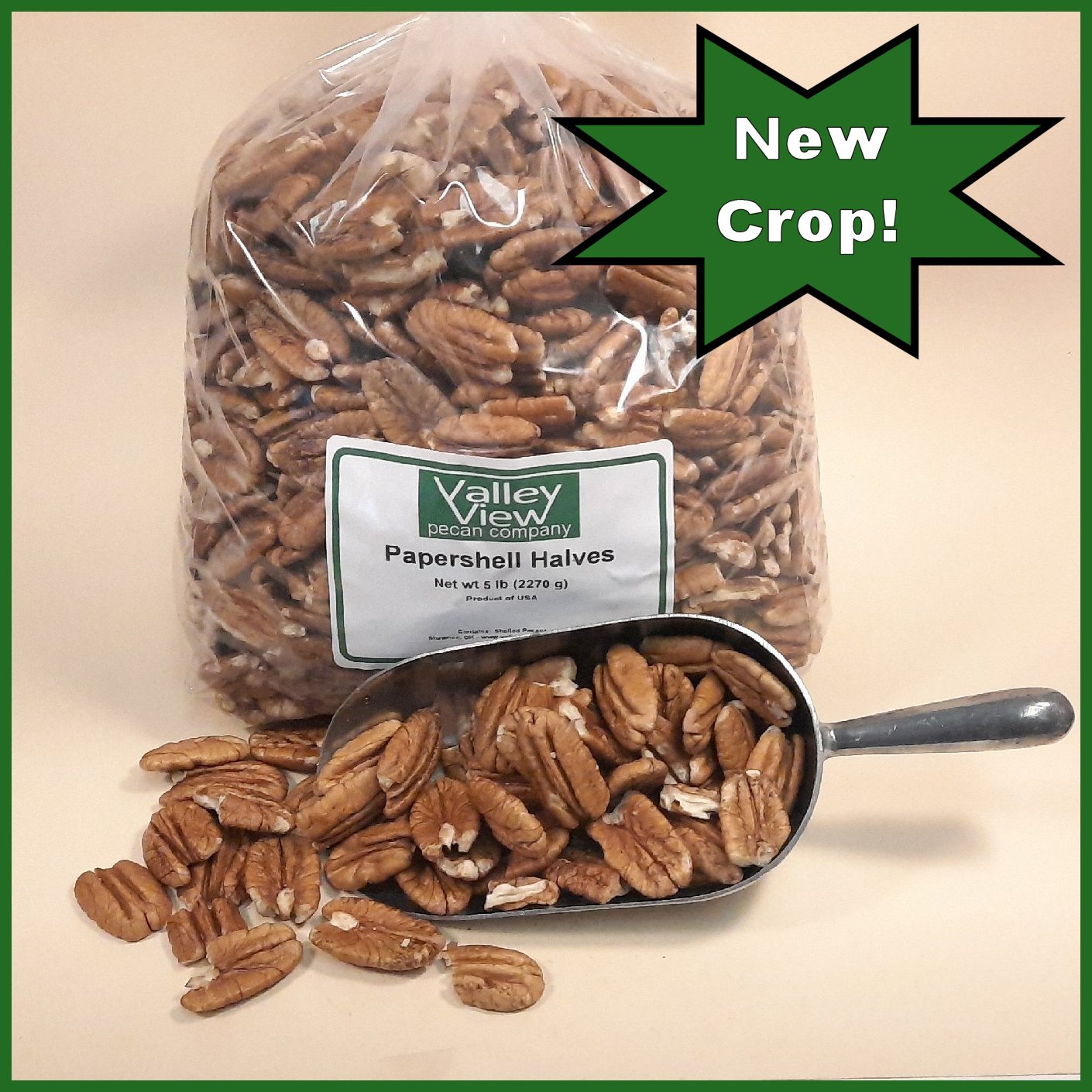 *NEW 2026 CROP* 5lb Pawnee Papershell Halves