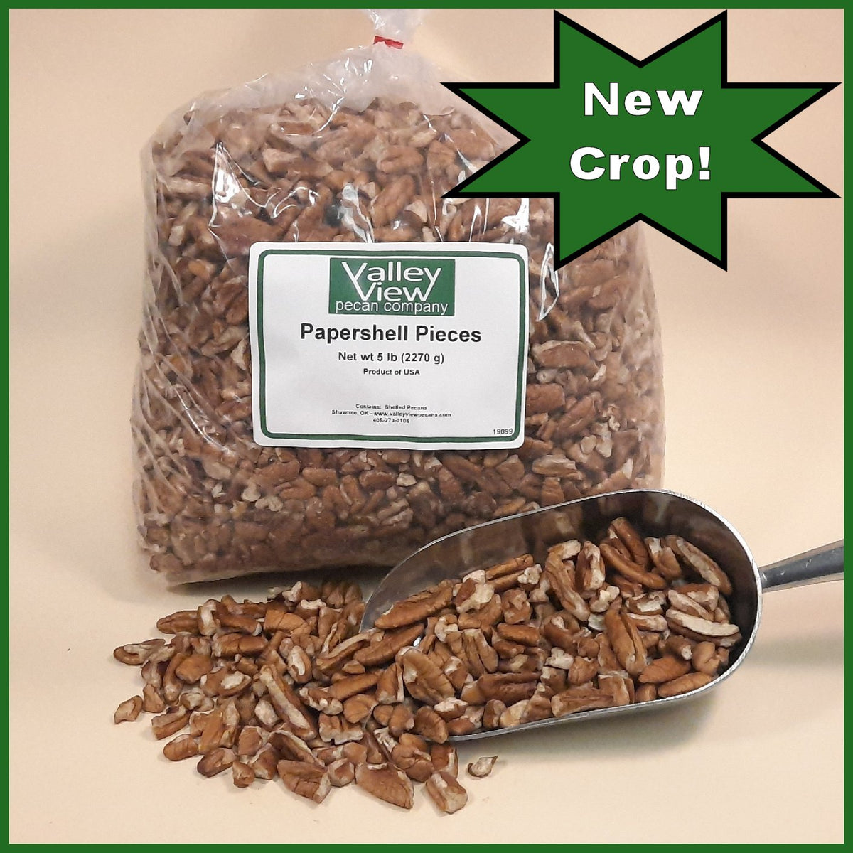 *NEW 2026 CROP* 5lb Pawnee Papershell Pieces
