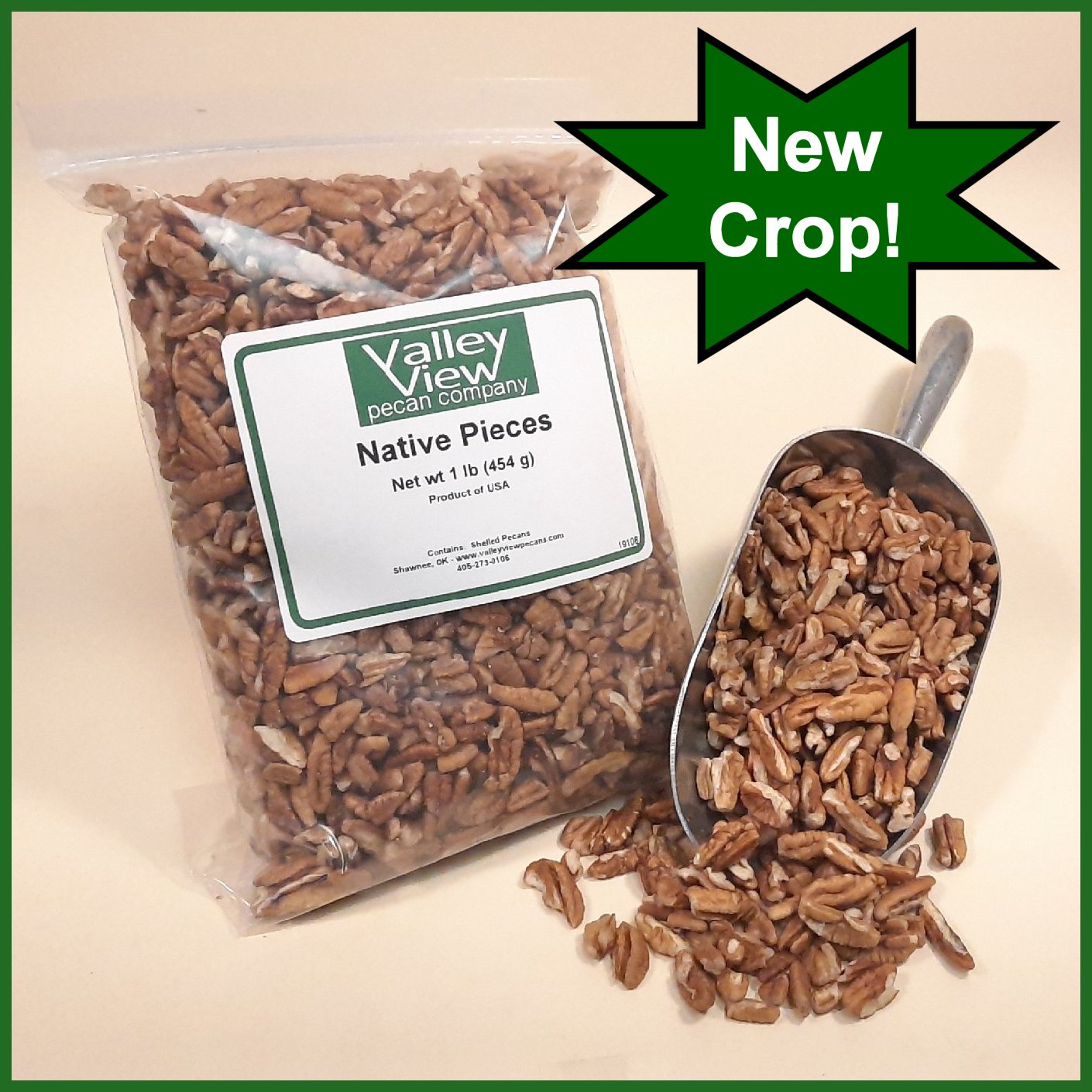 *2025 Crop* 1lb Native Pecan Pieces
