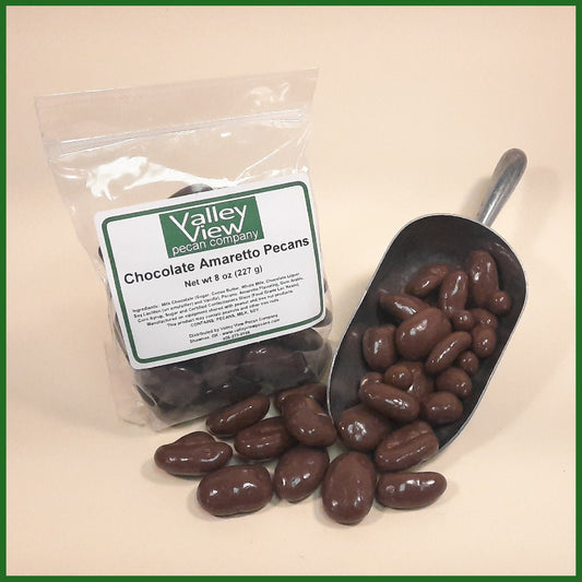 8oz Chocolate Amaretto Pecans