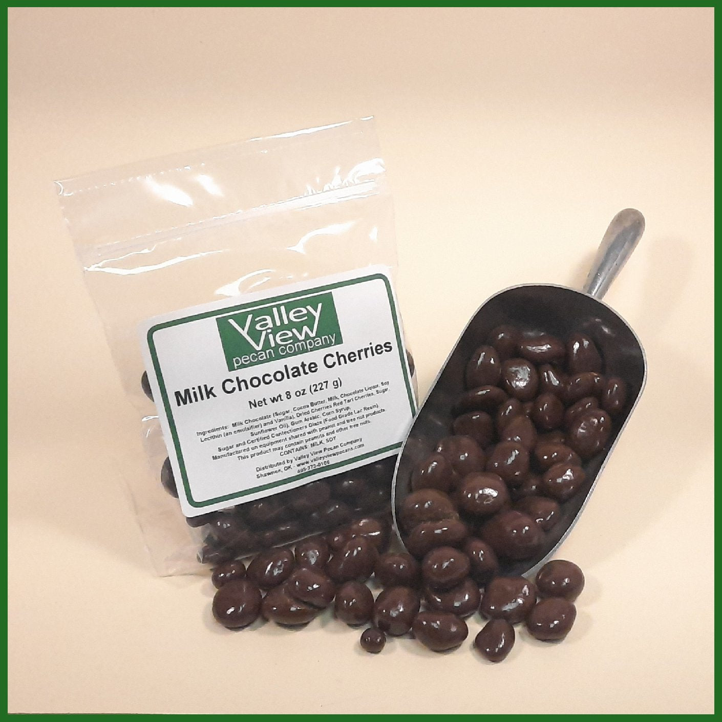 8oz Milk Chocolate Dried Cherries