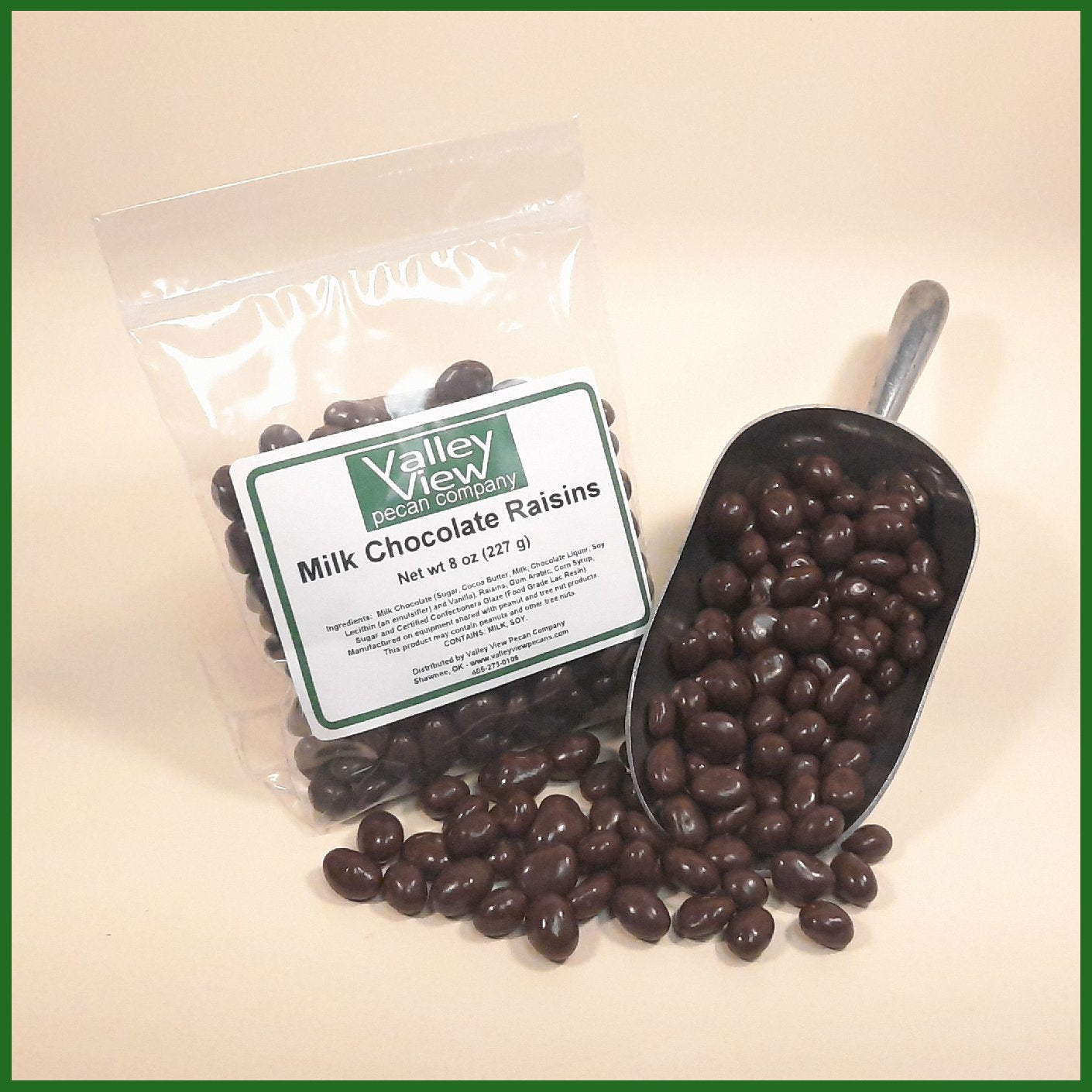 8oz Milk Chocolate Raisins