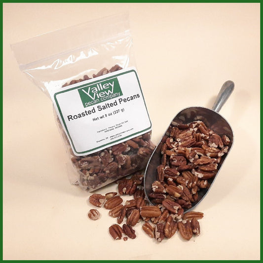 8oz Roasted Salted Pecans