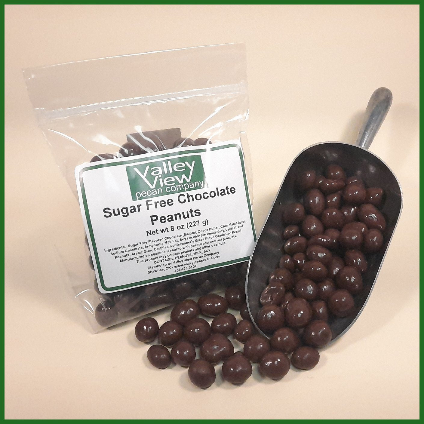 8oz Sugar Free Chocolate Peanuts