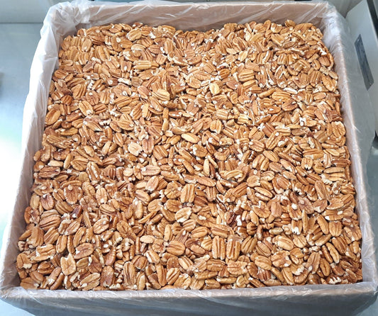 STATE FAIR SPECIAL - 30lb Bulk Case 2024 Native Pecan Halves